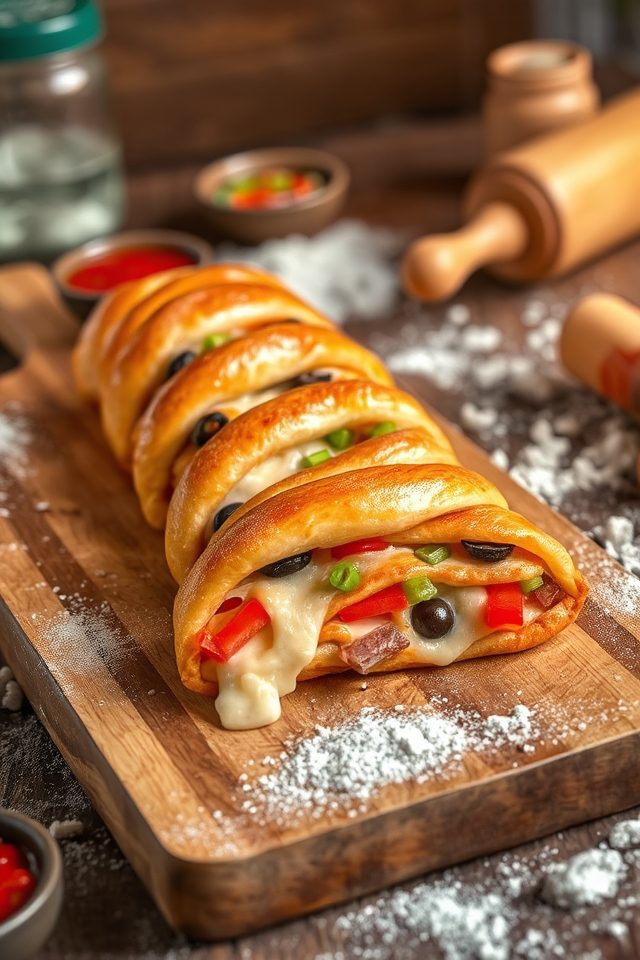 savory spam filled pizza twist