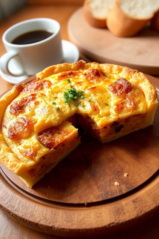 savory sweet potato quiche