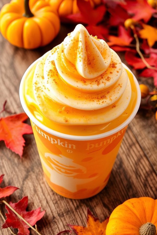 seasonal pumpkin spice custard