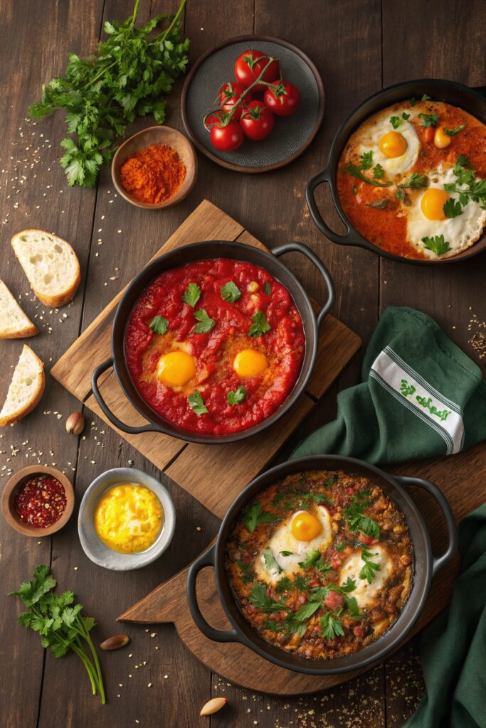 global variations of shakshuka