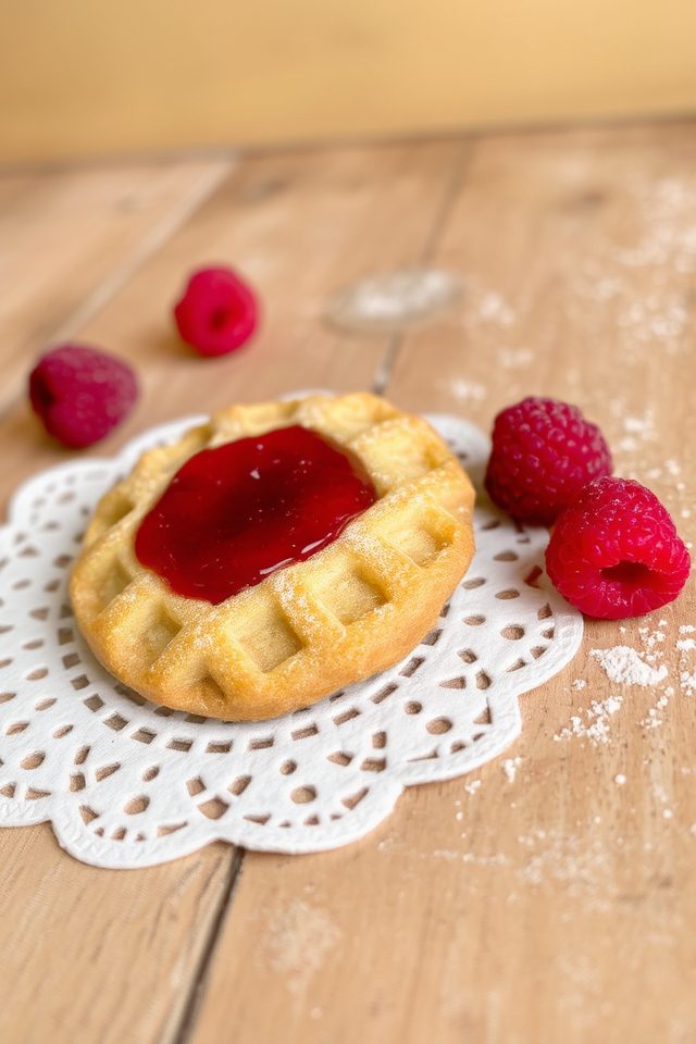shortbread and jam cookies