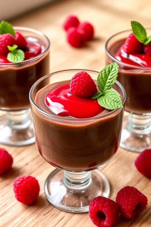 silky chocolate raspberry delight