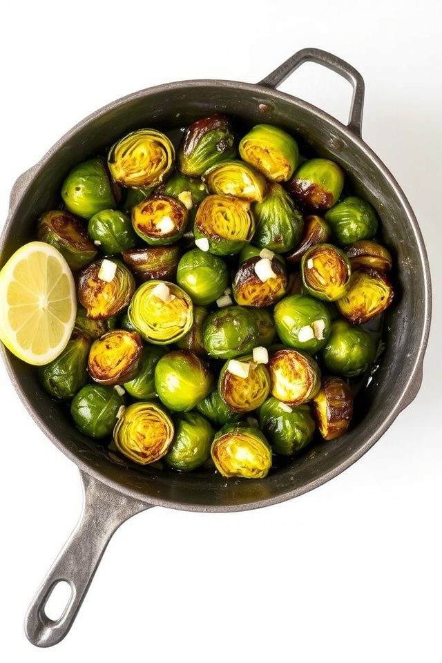 simple delicious brussels sprouts