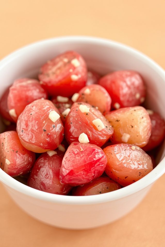 simple garlic potato dish