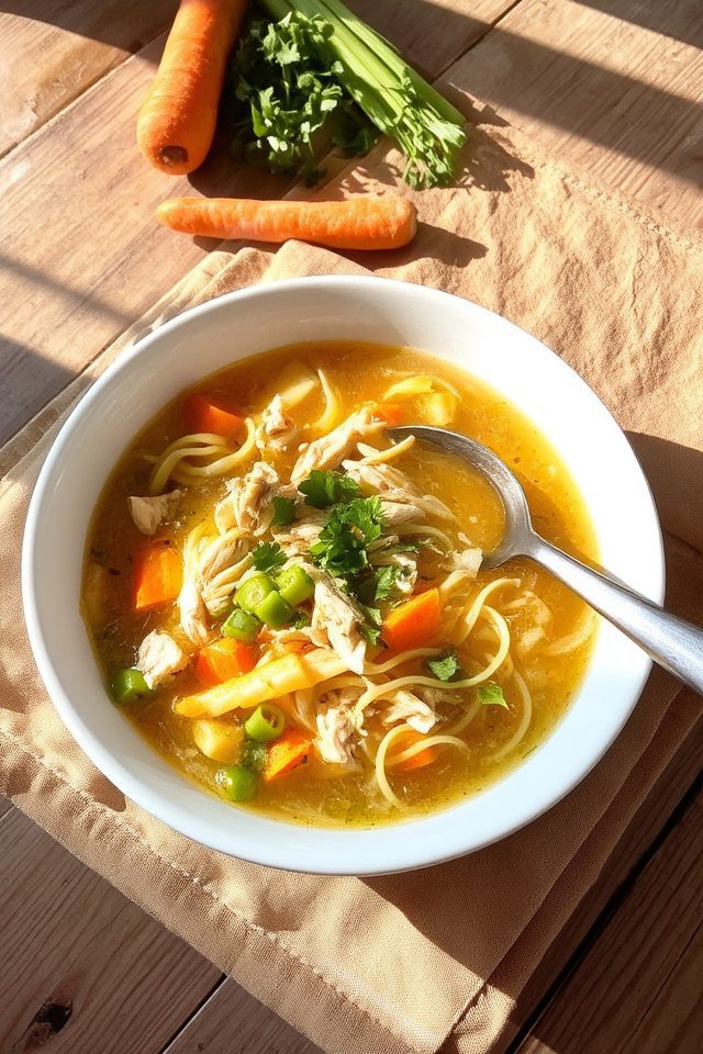 slow cooker chicken noodle