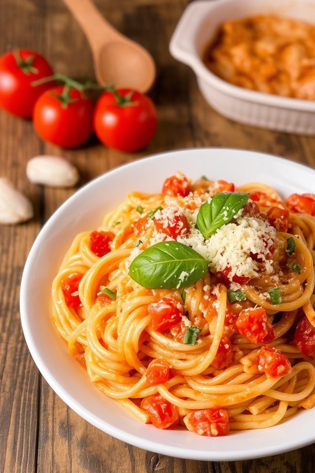 slow cooker creamy pasta
