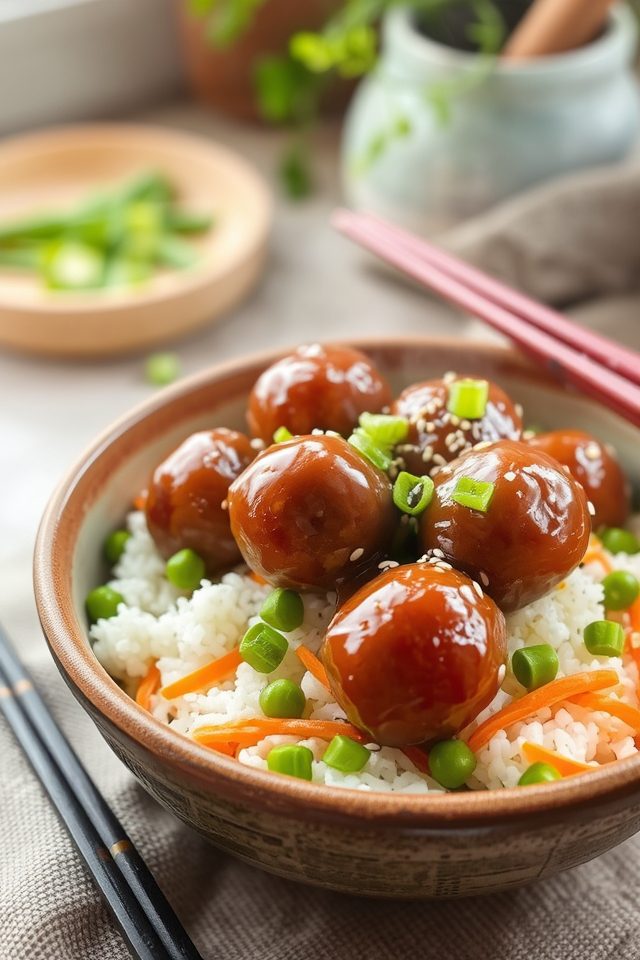 slow cooker teriyaki meatballs