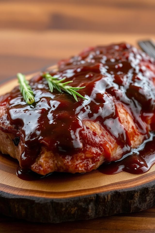 smoked ham with bbq