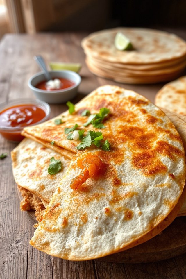 smoky chicken quesadilla filling