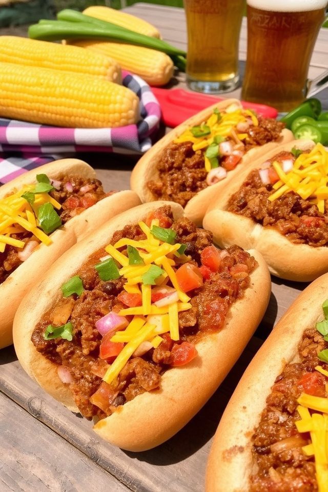smoky chipotle chili dogs