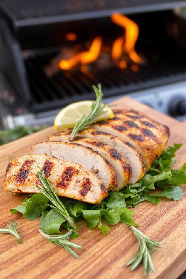 smoky grilled chicken flavor