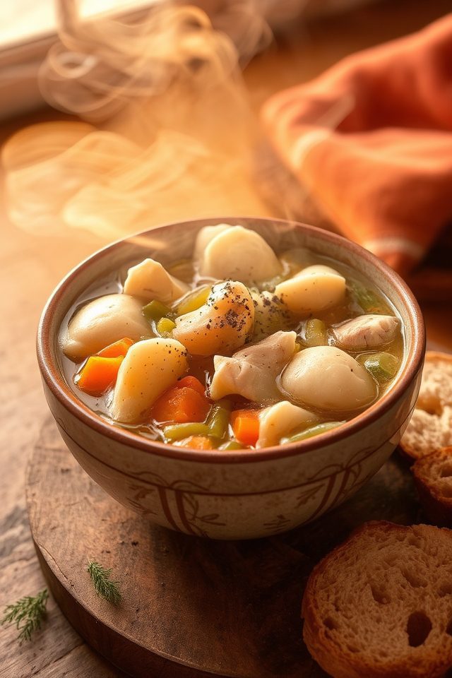 soothing chicken noodle soup