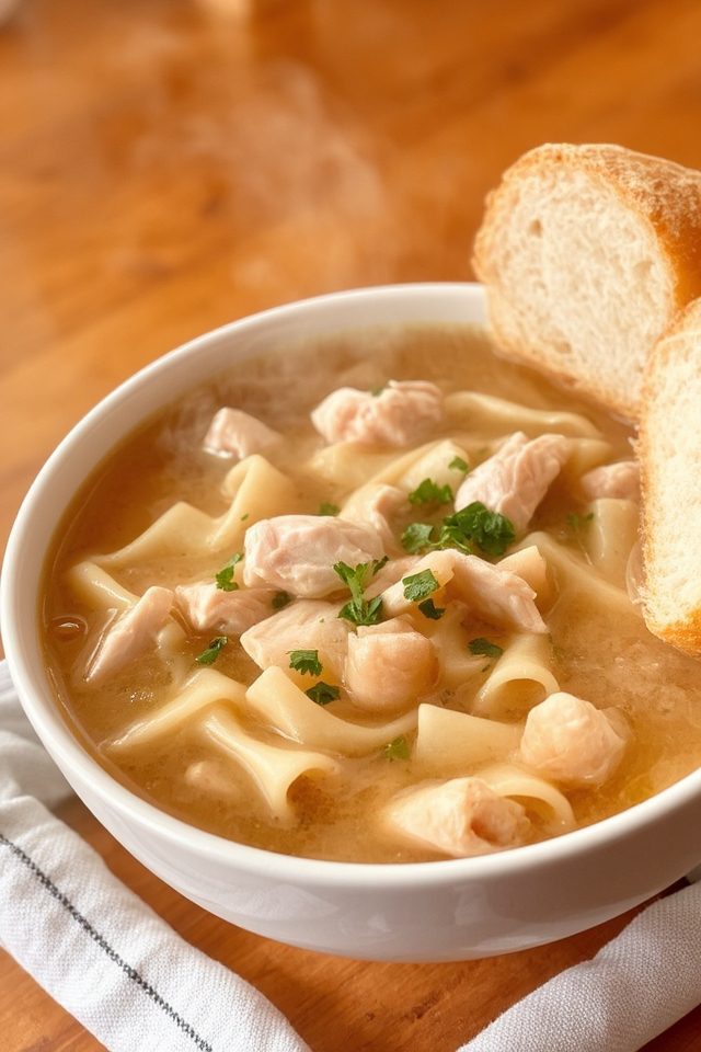 soothing chicken noodle soup