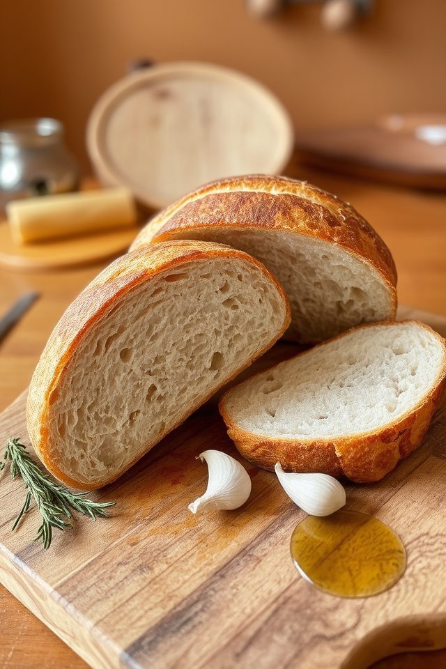 sourdough garlic bread recipe