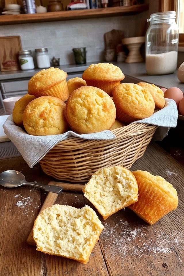 sourdough muffin breakfast treats