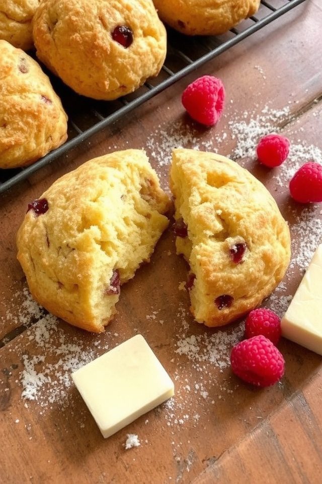 sourdough scones for breakfast