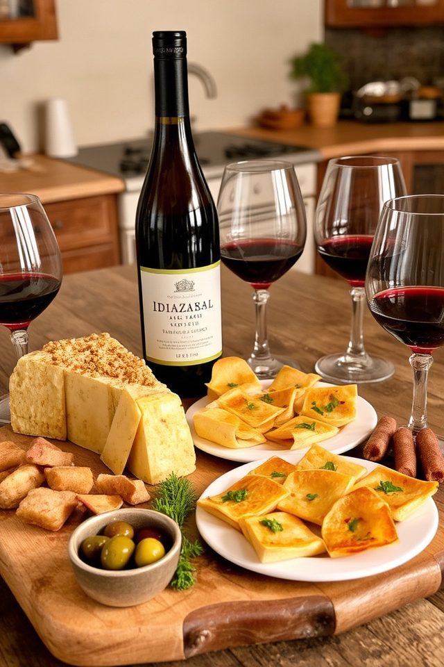 spanish wine and cheese