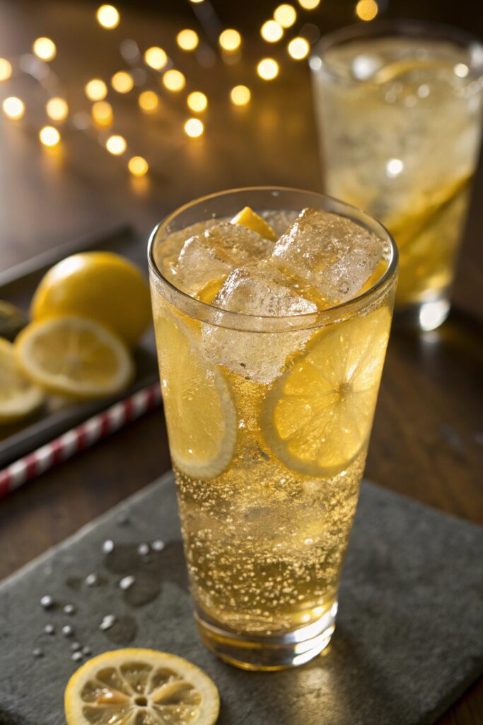 zesty sparkling citrus cocktail