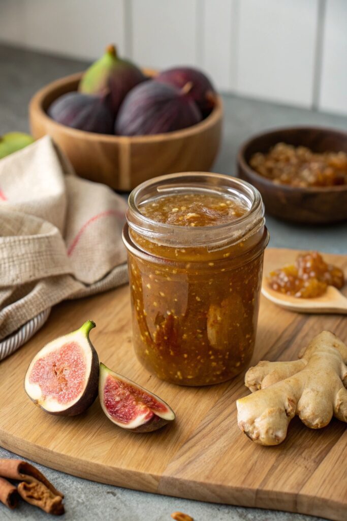 sweet zesty fig jam