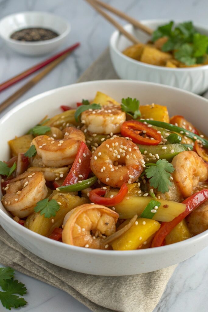 spicy shrimp weeknight dinner
