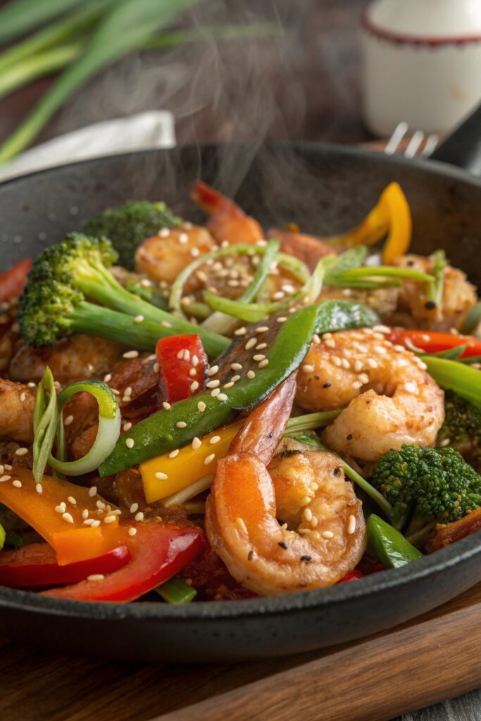 spicy shrimp quick meal