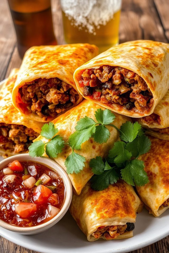 spicy beef burritos recipe
