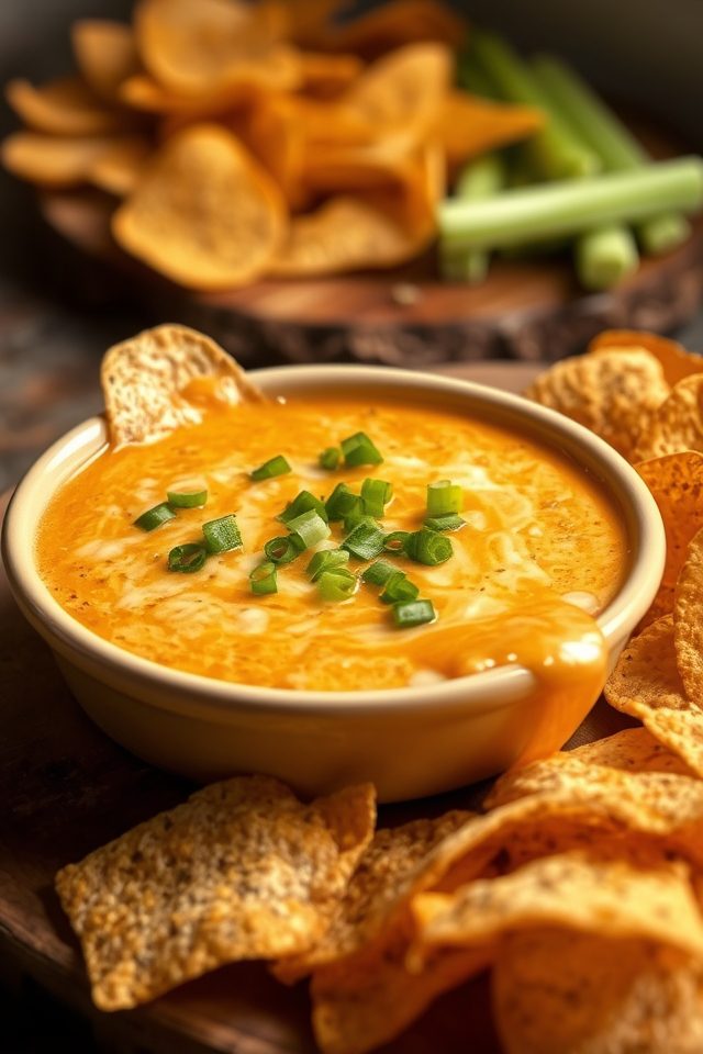 spicy buffalo chicken dip