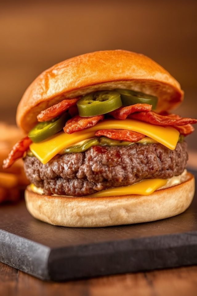 spicy burger twist inside