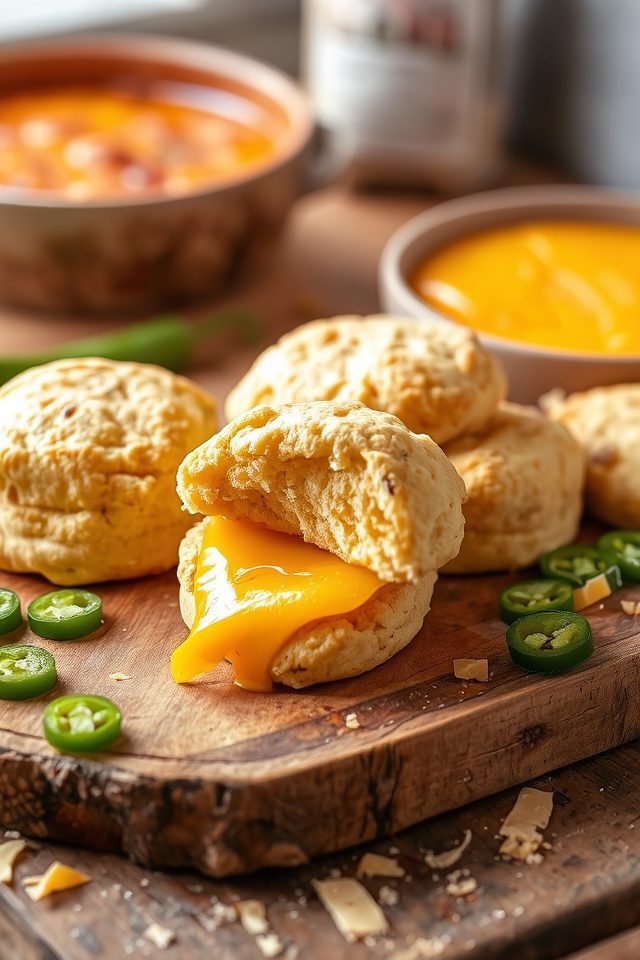 spicy cheddar biscuit delight