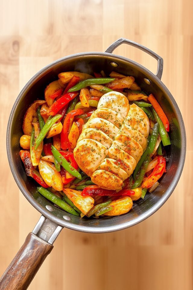 spicy chicken one pan