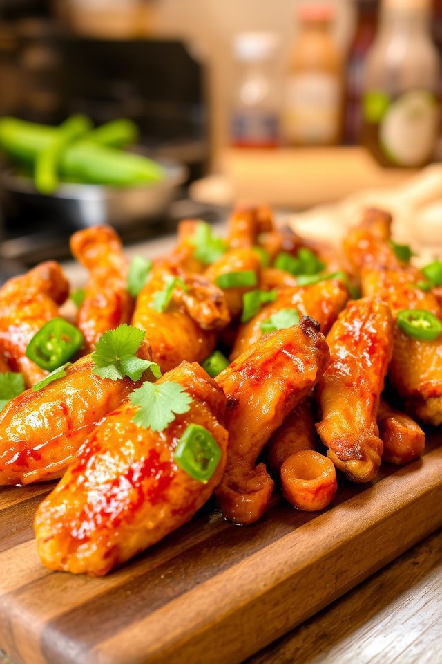 spicy chicken wing delight