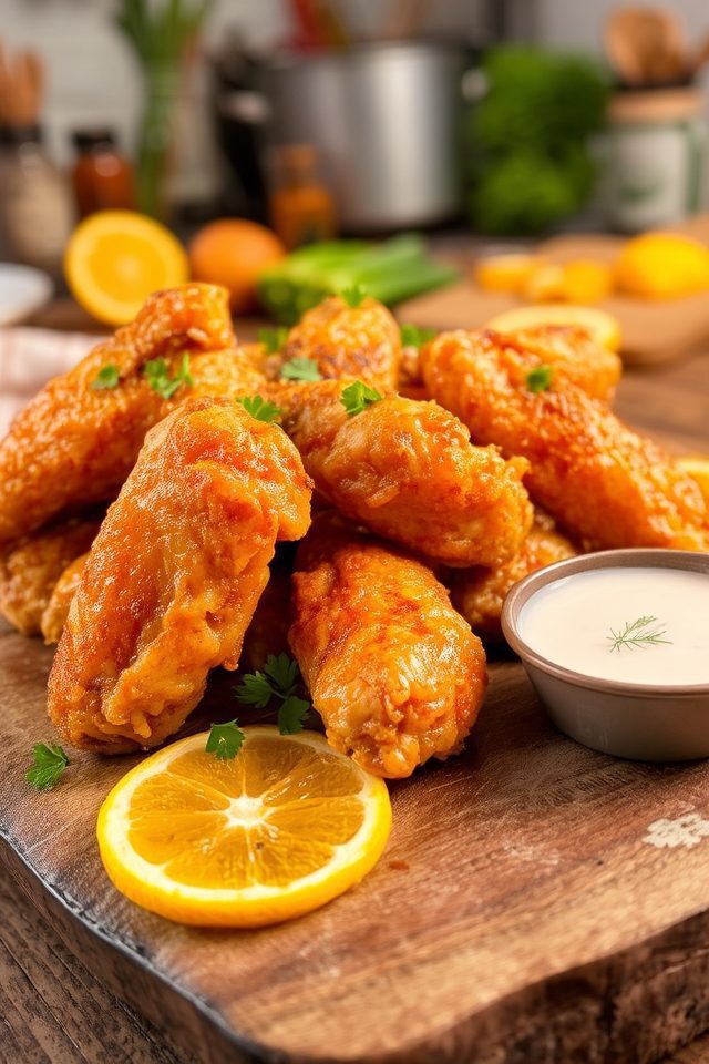 spicy crispy cajun wings