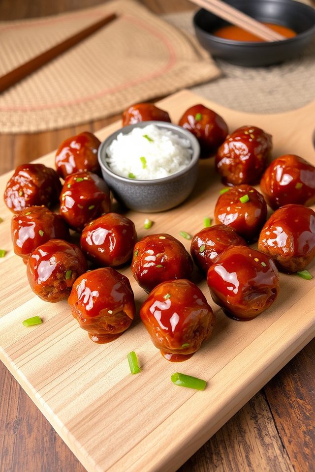 spicy korean meatballs recipe
