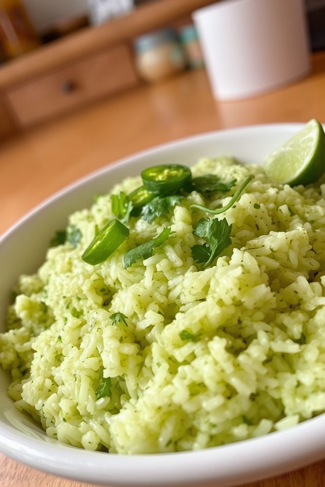 spicy lime cilantro rice