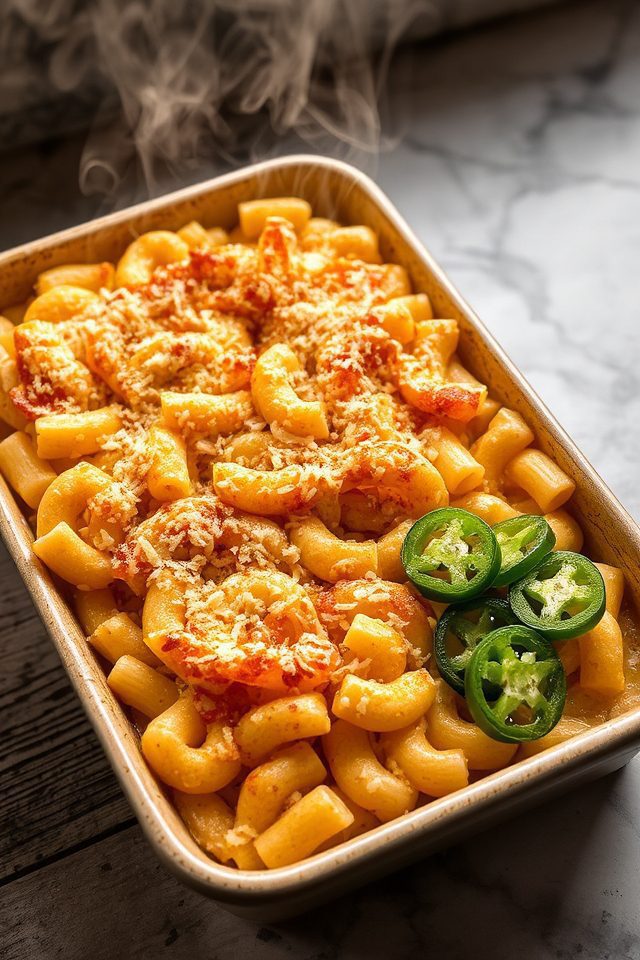 spicy mac and cheese