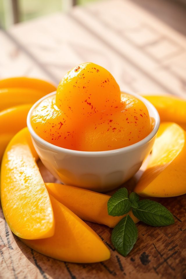 spicy mango dessert delight