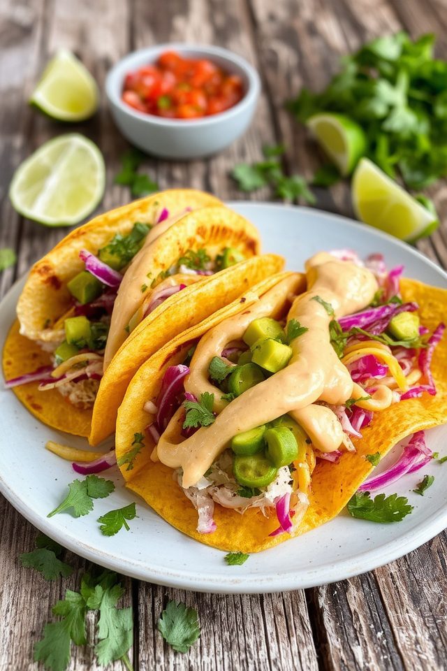 spicy oyster taco delight