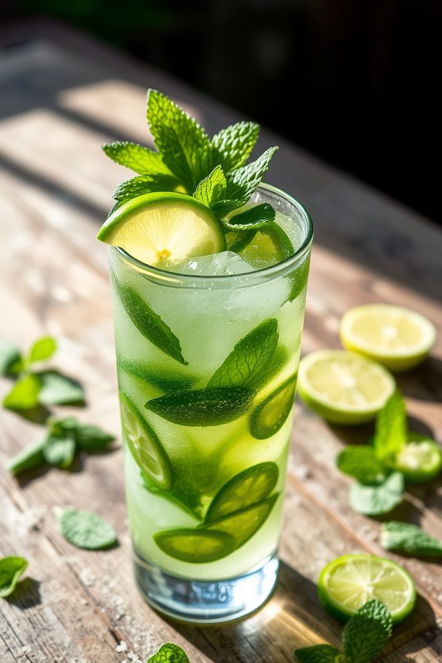 spicy refreshing summer cocktail