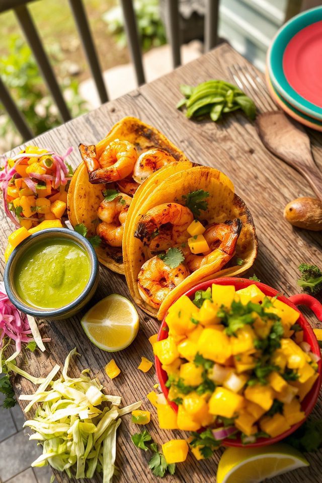 spicy shrimp taco delight