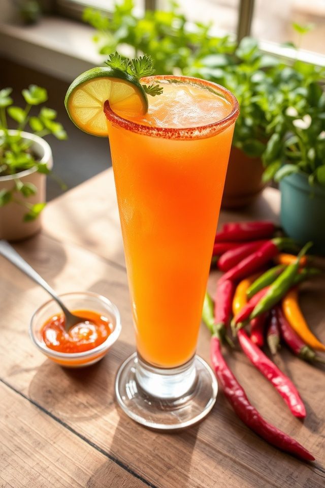 spicy tamarind beer cocktail