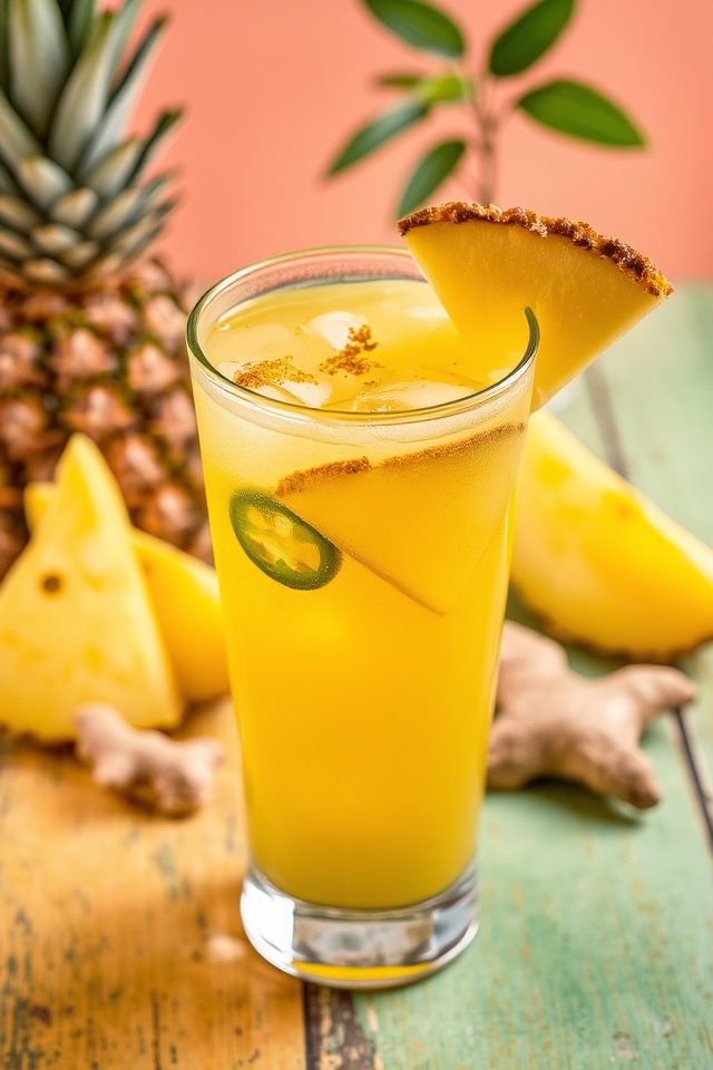 spicy tropical fruit drink