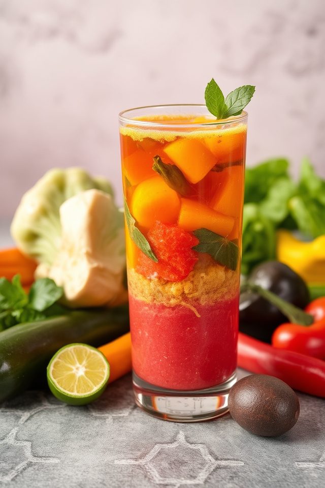 spicy vegetable energy boosters