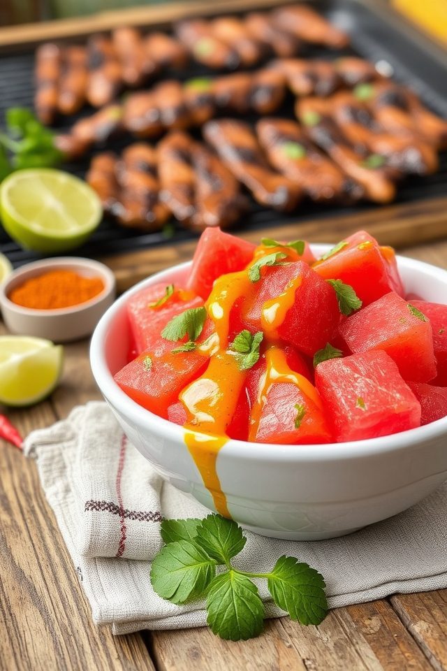 spicy watermelon salad recipe