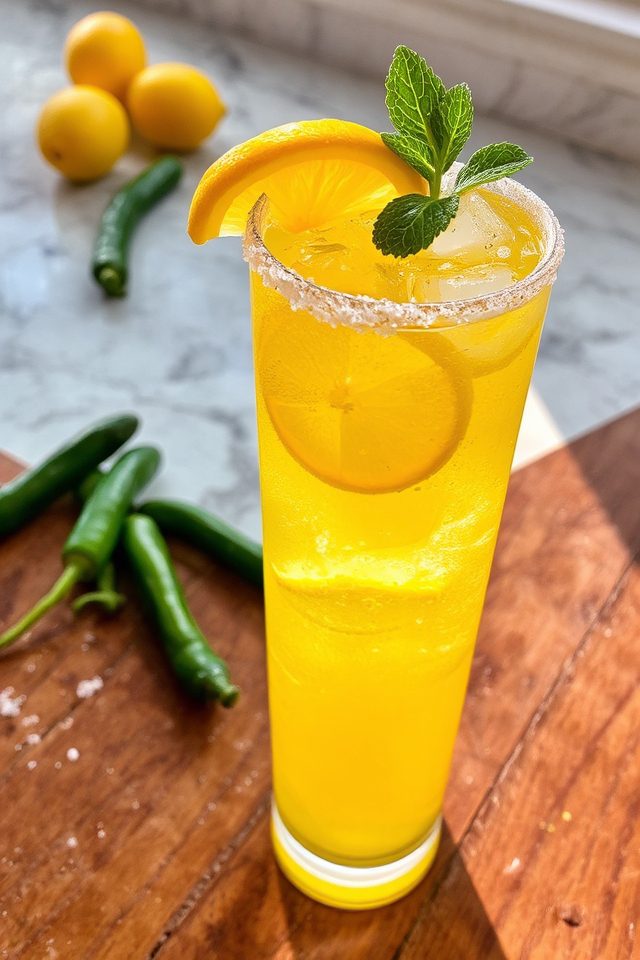 spicy zesty summer beverage