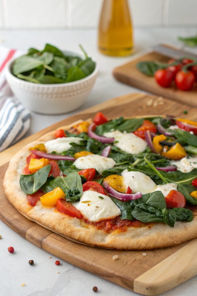 spinach flatbread pizza recipe