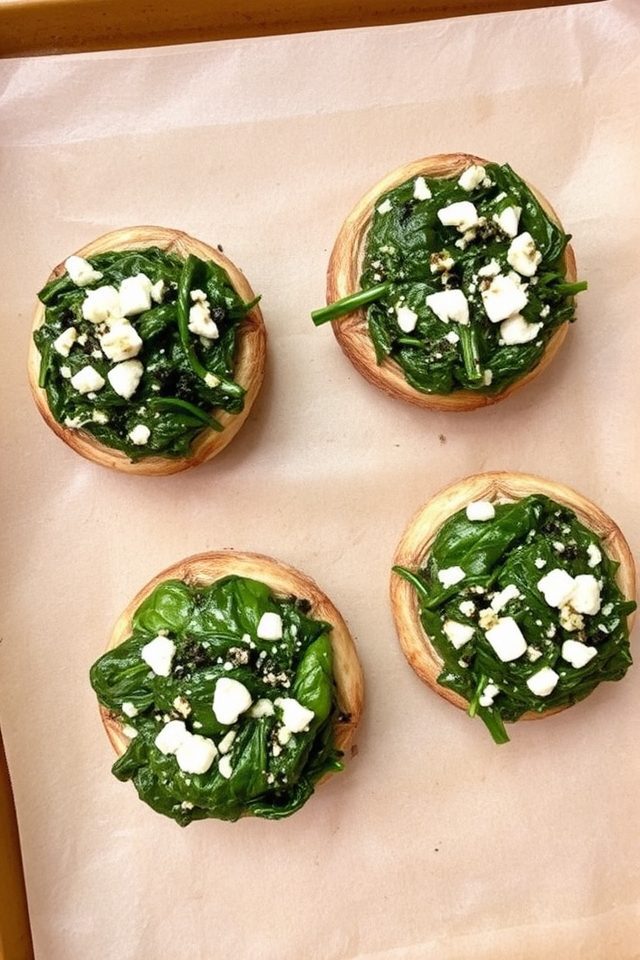spinach stuffed mushroom recipe