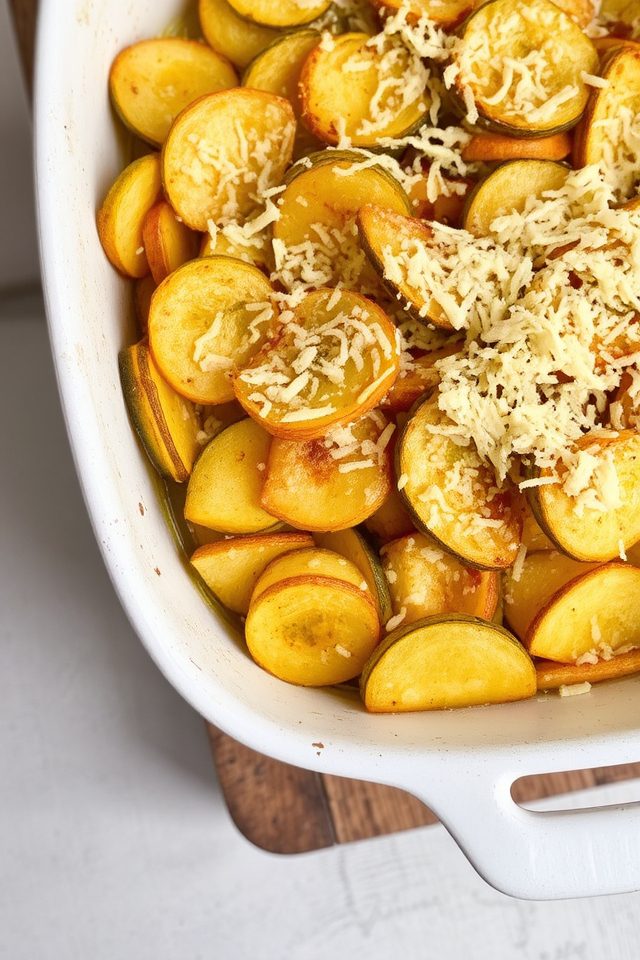 squash baked with cheese