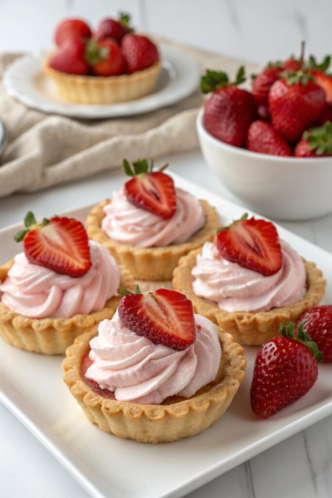 sweet strawberry mini desserts