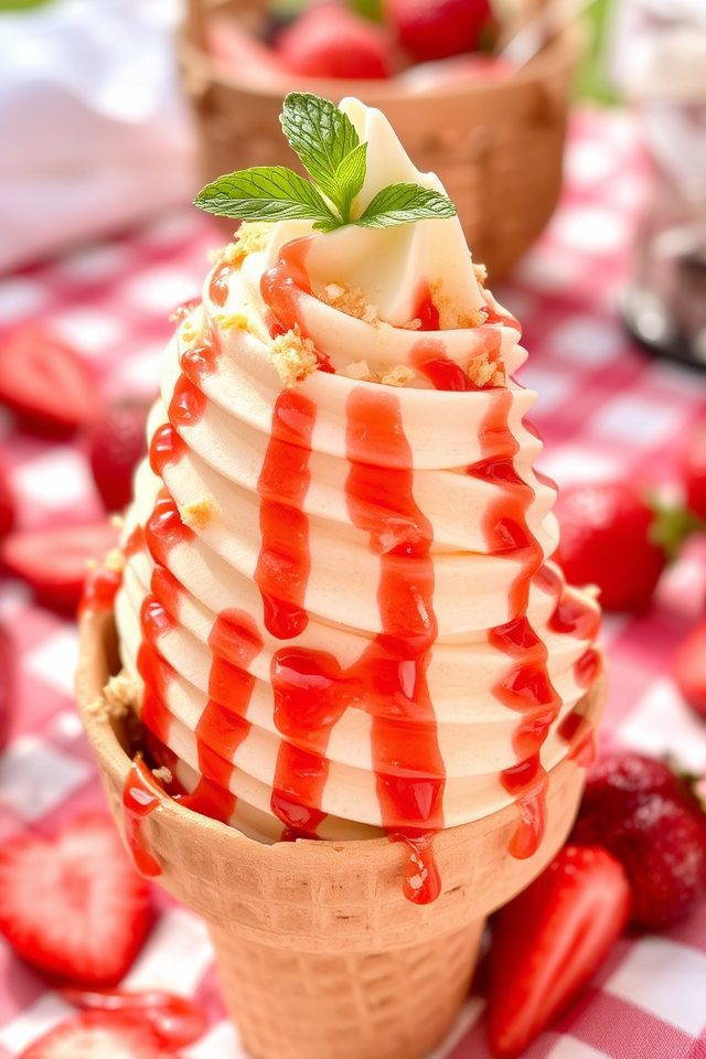 strawberry shortcake ice cream