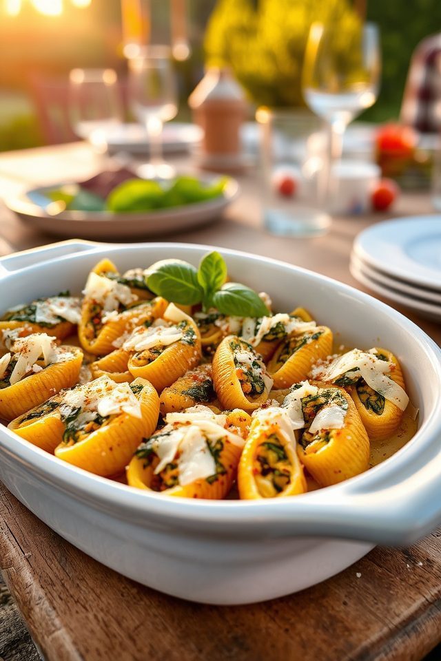 summer squash pasta dish